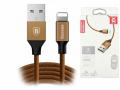 Kabel USB do iPhone Lightning / 1.5A / 3m - Brązowy - Baseus