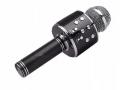 Mikrofon Karaoke Głośnik Bluetooth WS858 - Czarny