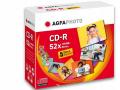 Płyty AGFAPHOTO CD-R 700MB 52x 5 sztuk + Pudełka