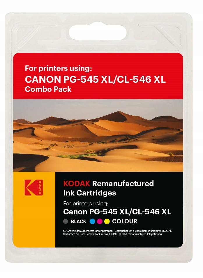Cartouches Canon PG-545 + CL-546 XL remanufacturées